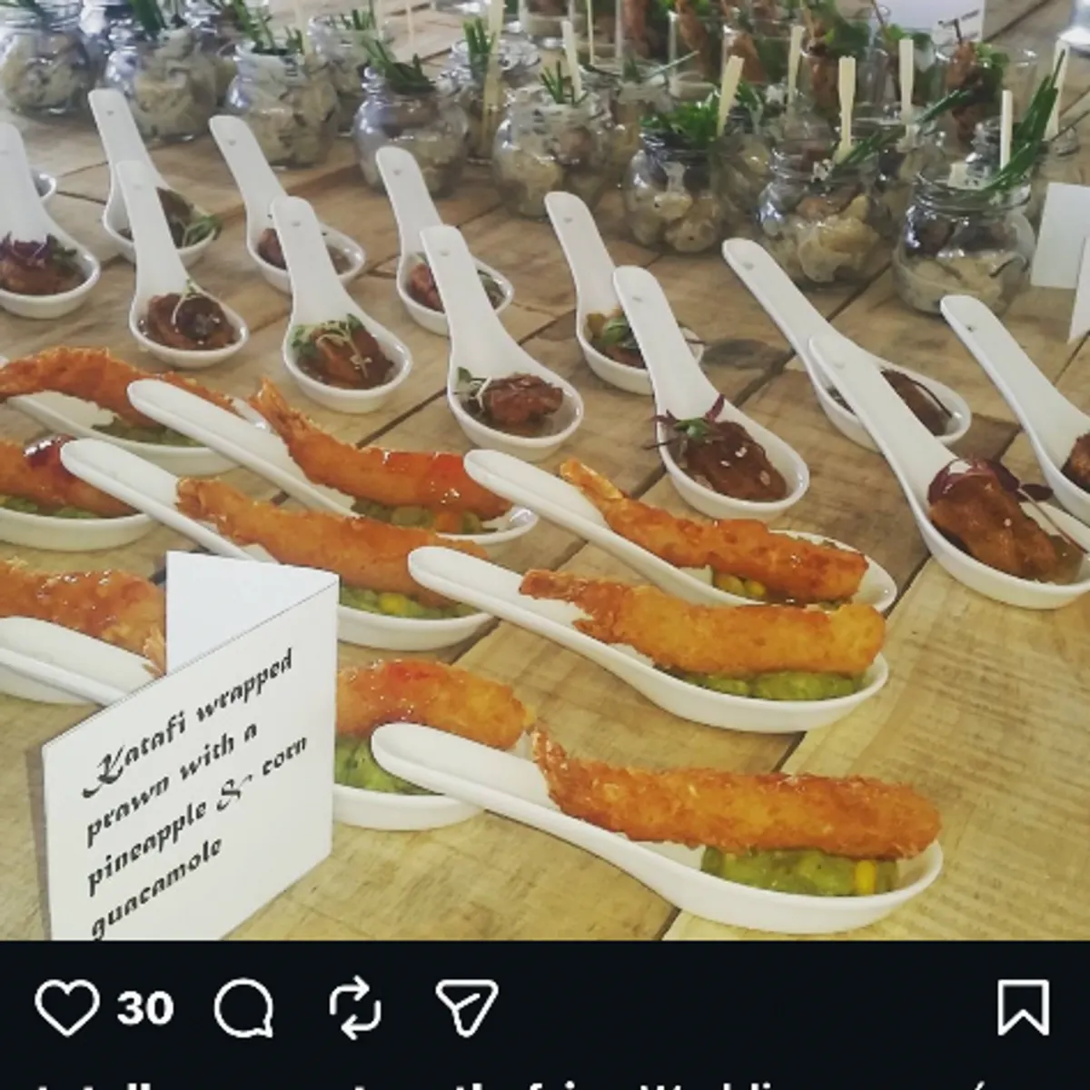 Canapés catering in Cape Town